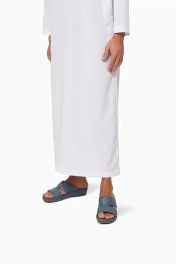 Peninsula Sandals in Lizard Leather      