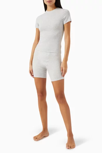 Boyfriend Boxer Shorts in Stretch-jersey