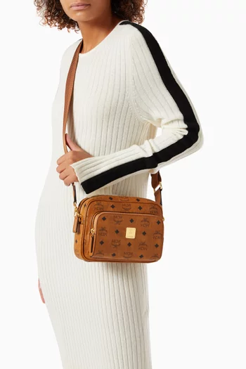 Small Klassik Crossbody in Visetos Leather 