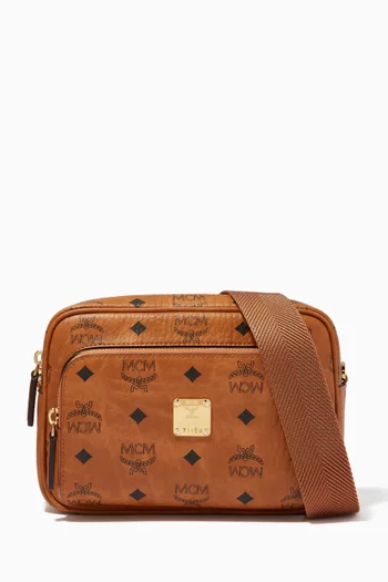Small Klassik Crossbody in Visetos Leather 