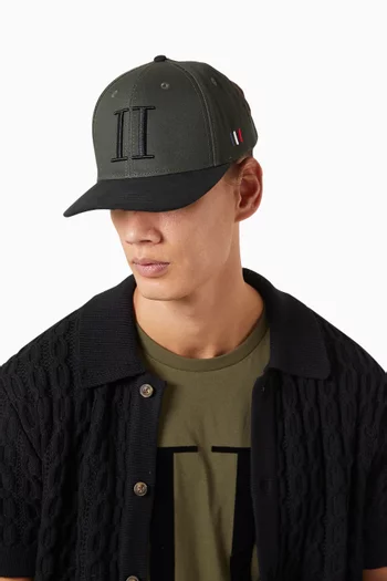 Baseball Cap II in Suede & Cotton