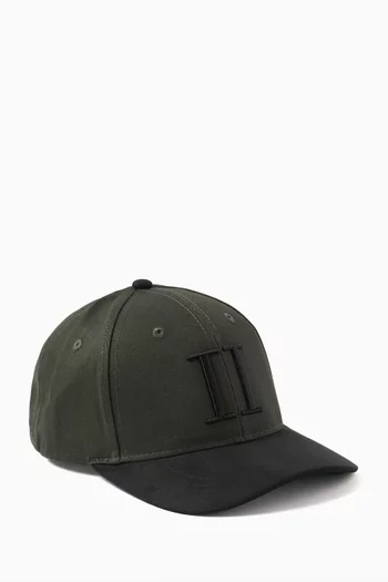 Baseball Cap II in Suede & Cotton