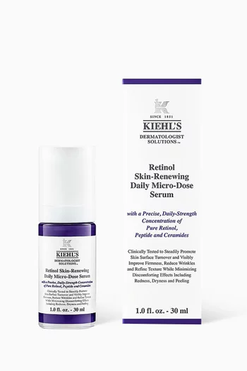 Micro-Dose Anti-Aging Retinol Serum with Ceramides and Peptide, 30ml 