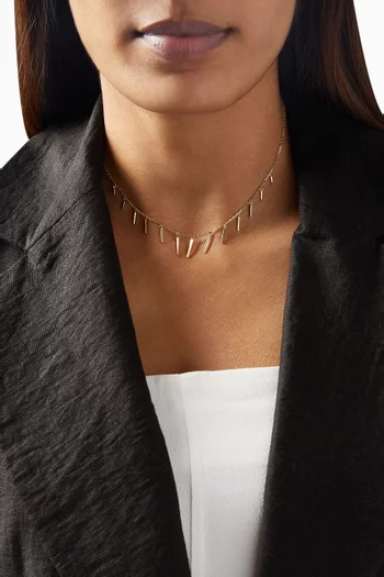 Bar Necklace in 18kt Rose Gold