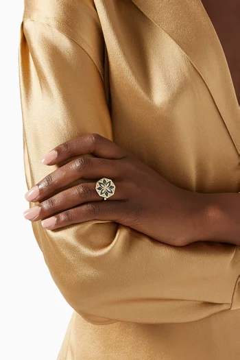 Ward Turath Small Ring in 18kt Yellow Gold 