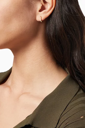 Pearl Huggies in 18k Recycled Gold Vermeil   