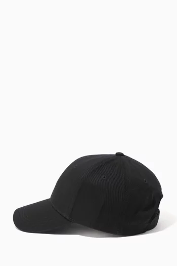 Flag Logo Cap in Cotton Twill 