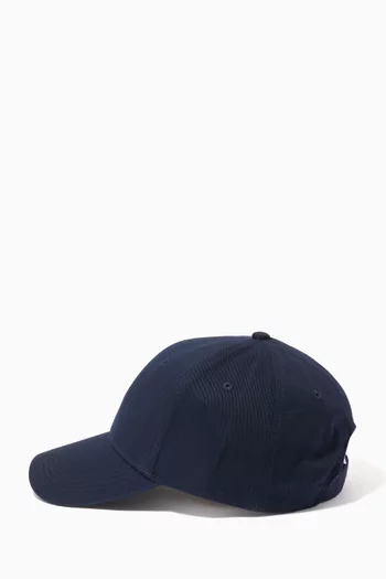 Flag Logo Cap in Cotton Twill 