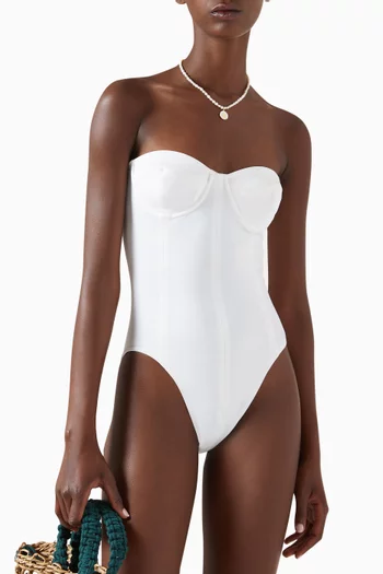 Corset Mio Swimsuit in Nylon Lycra