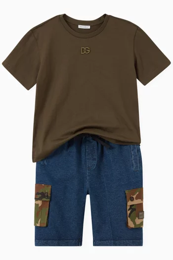 Cargo Shorts in Denim