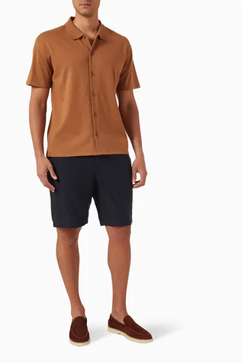 Drawstring Shorts in Hemp