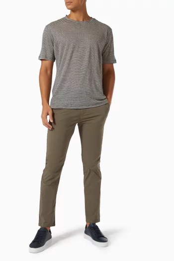 Stripe T-shirt in Jersey     