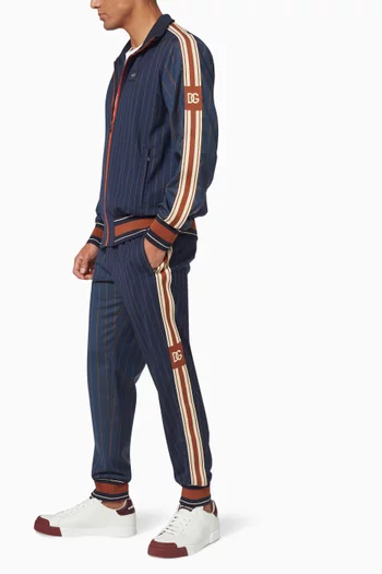 Pinstripe Jacket in Wool 