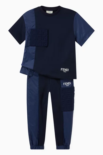 FF Patch Pants in Fleece & Nylon