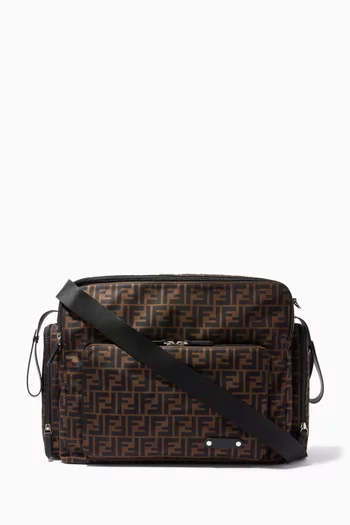 FF Logo Diaper Bag in Nylon