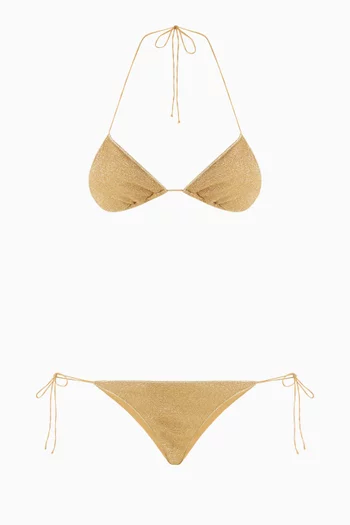Lumière Bikini Set in Lurex