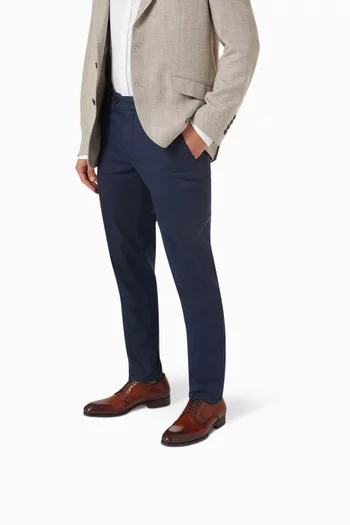 Derby Lace-Up Shoes in Calf Leather