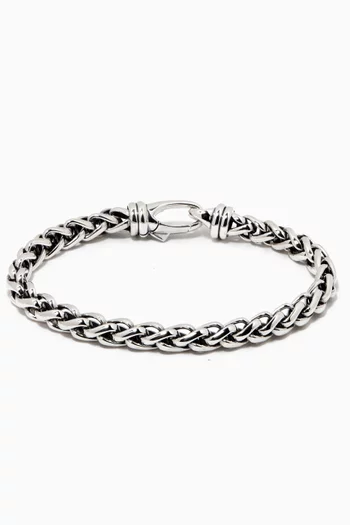Wheat Chain Bracelet in Sterling Silver   
