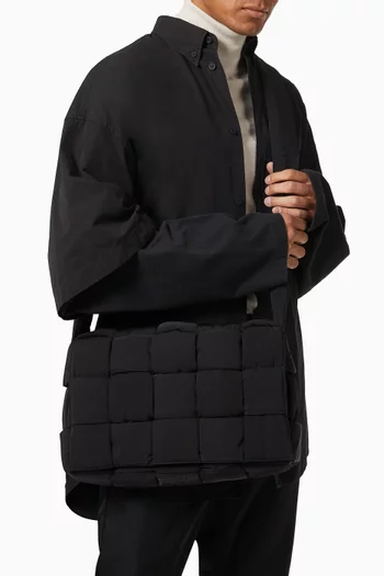 Padded Tech Cassette in Intrecciato Nylon        