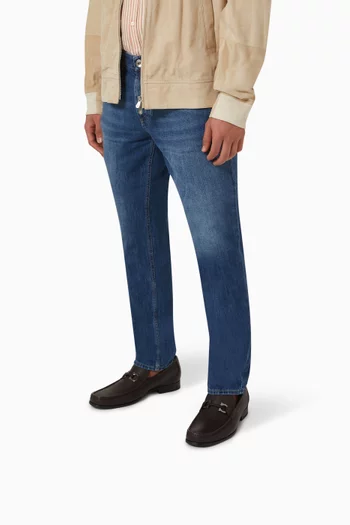 Moccasins in Textured Leather