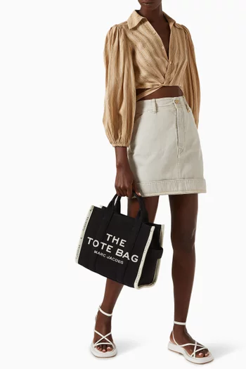 The Traveler Small Tote Bag in Canvas   