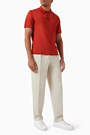 تي شيرت بولو منسوج