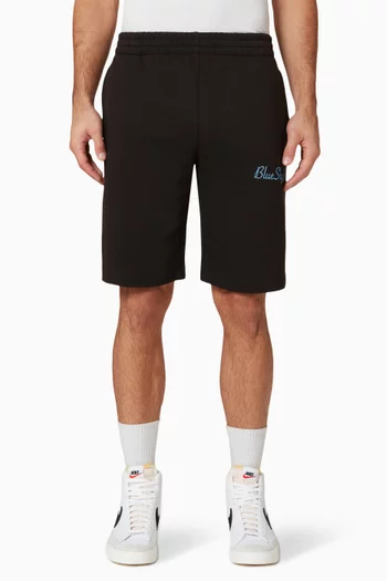 Logo Embroidered Shorts in Cotton