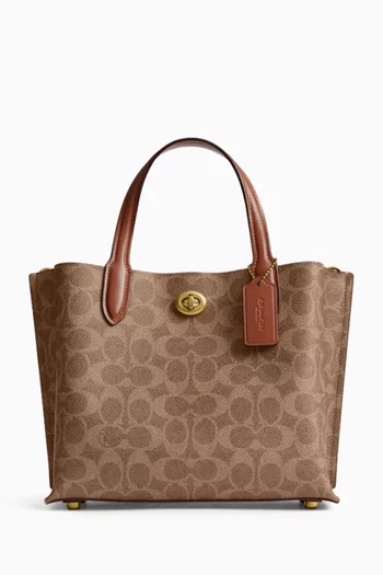 Willow Tote Bag 24 in Signature Canvas