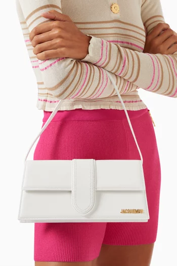 Medium Le Bambino Long Shoulder Bag in Smooth Leather