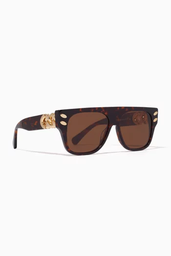 Square Sunglasses in Bio Acetate