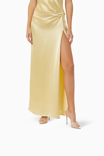 Elle 105 Mules in Patent Leather & Plexi