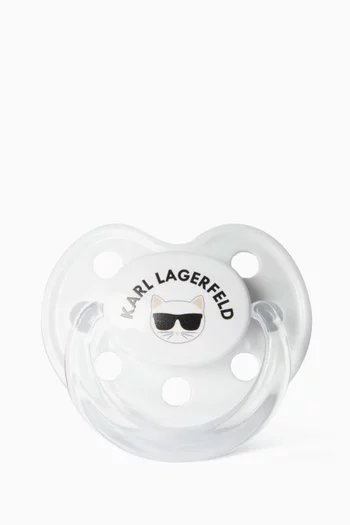 Logo Pacifier in Silicone