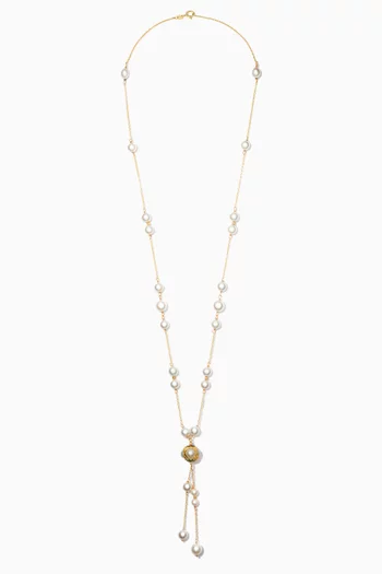 Amani Tassel Necklace in 18kt Gold Plated Sterling Silver