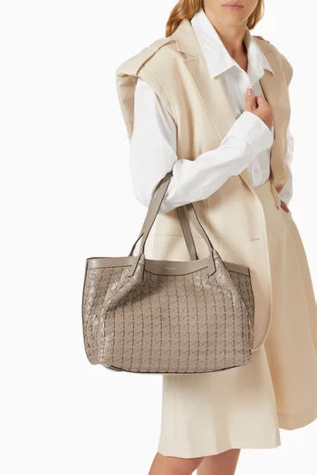 Small Secret Tote Bag in Mosaico Leather  