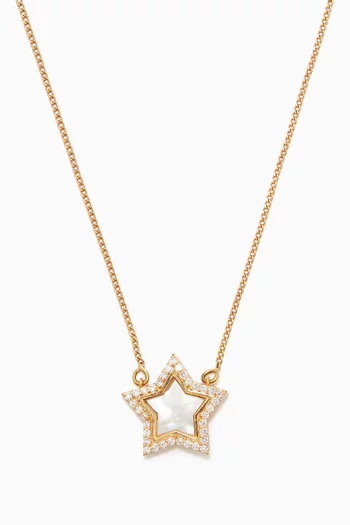 Nashira Diamond Necklace in 18kt Gold
