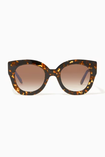 The Swirl Sunglasses in Acetate
