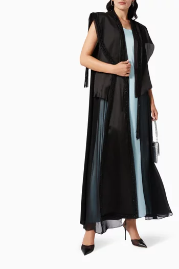Bead Embellished Abaya