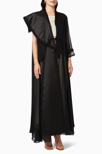 Bead Embellished  Abaya 