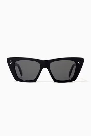 Cat-eye Sunglasses in Acetate 