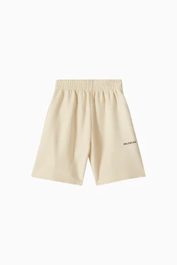 Logo Jogging Shorts in Fleece