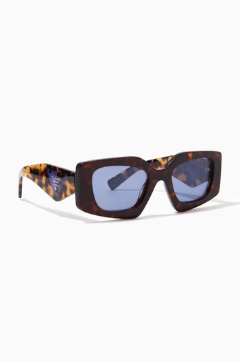 Irregular Sunglasses in Acetate
