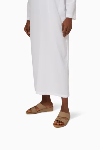Baguettes Sandals in Rubberised Leather