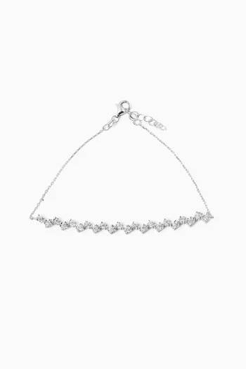 Diamond Tennis Bracelet in 18kt White Gold