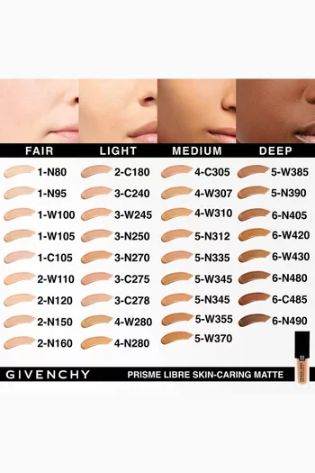 6-W430 Prisme Libre Skin-caring Matte Foundation, 30ml 