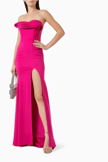 Pebble Gown in Crepe