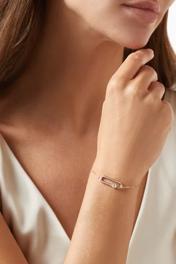 Cambre Diamond Bracelet in 18kt Rose Gold  