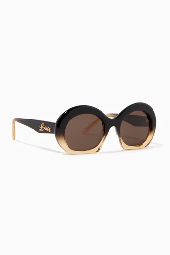 Halfmoon Sunglasses in Acetate   