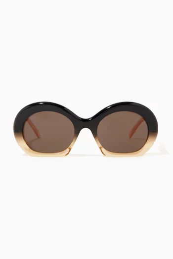 Halfmoon Sunglasses in Acetate   
