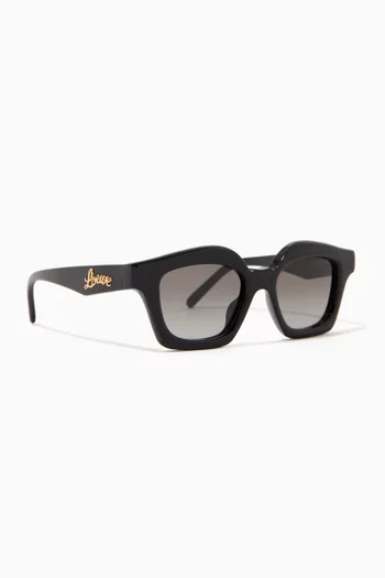 Small Browline Sunglasses in Acetate  