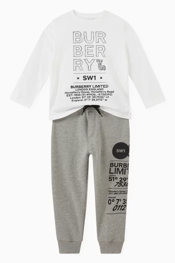 Graphic Print T-shirt in Cotton